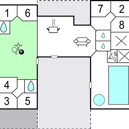 Eight-bedroom Frederiksvaerk With A Hot Tub 05 Frederiksværk